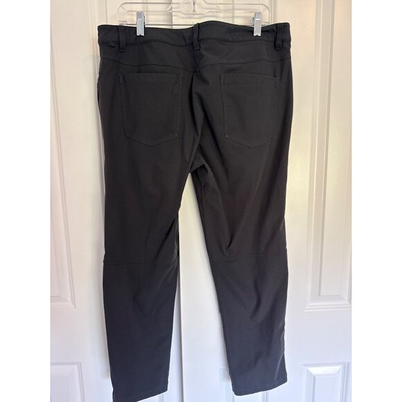 Lululemon size 36 ABC Slim-Fit Pant 34" *Warpstreme charcoal Grey - Picture 4 of 6